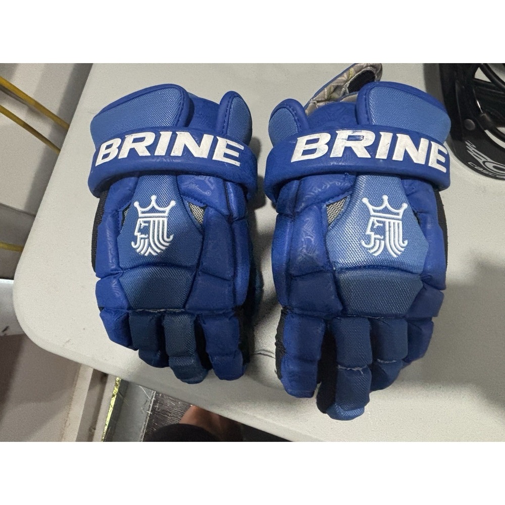 Brine Lacrosse Gloves Size L-13 Blue